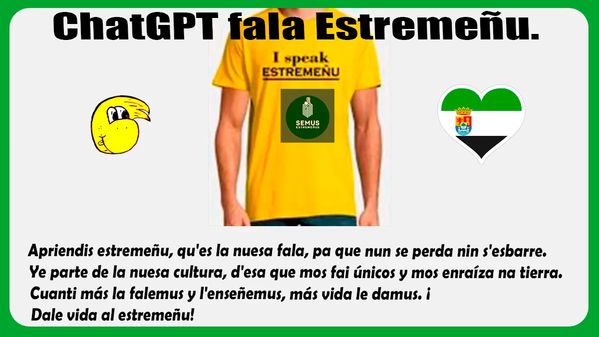 Fala Estremeñu​​ con un Axenti de ChatGPT